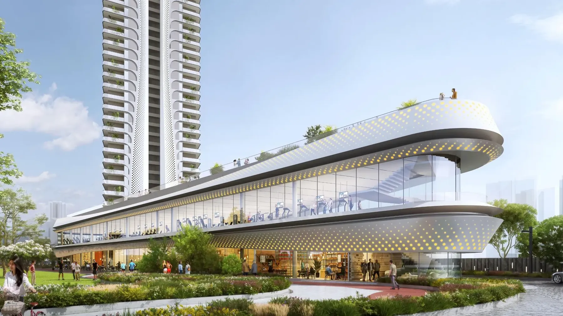 The Edition — Tower and clubhouse — artist’s impression